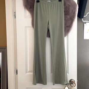 Love Tree juniors sz: Large in sage green. bell bottoms